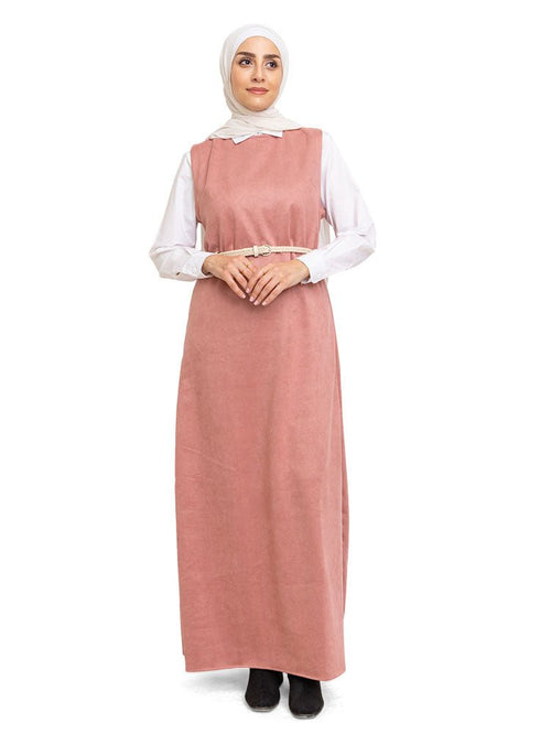 Desert Sand Winter Sleeveless Dress - Khotwh